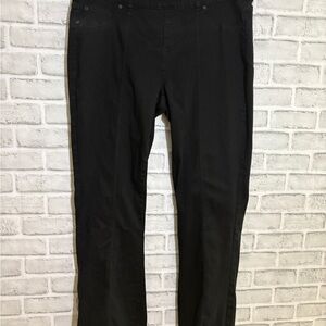 Frankie & Stella Black jeans denim pull on Pants, size 16W